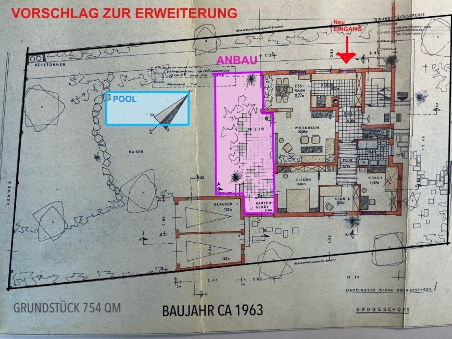 Vorschlag Luxus Gartenwohnung , 140 m2 Mehrfamilienhaus Augsburg