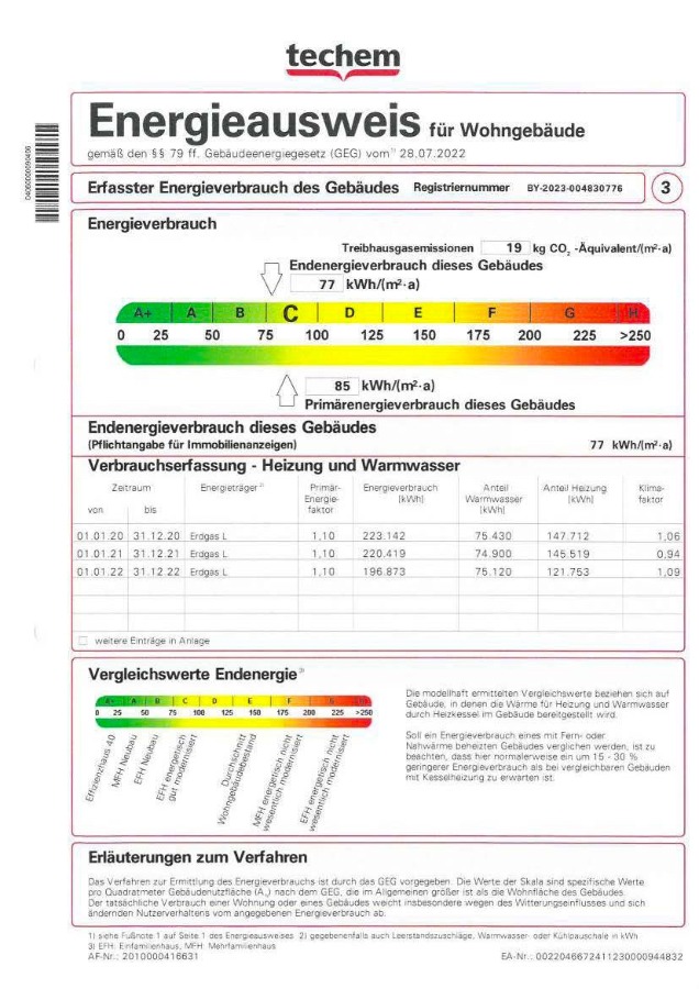 Energieausweis bis 26.11.2033_2 Etagenwohnung Augsburg