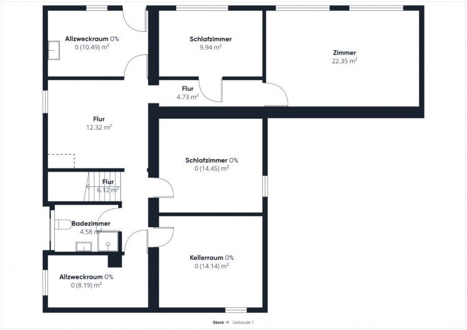 Grundriss KG Haus Obergriesbach