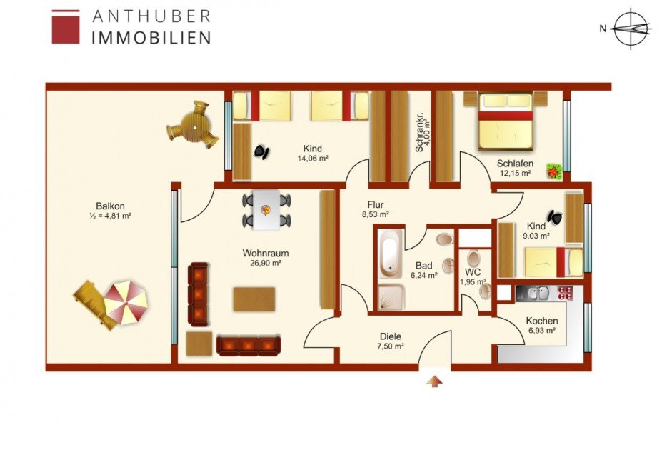 Grundriss Etagenwohnung Neus��