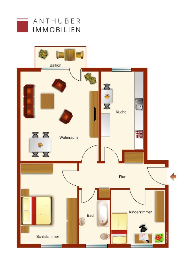 Grundriss Etagenwohnung Neus�ss