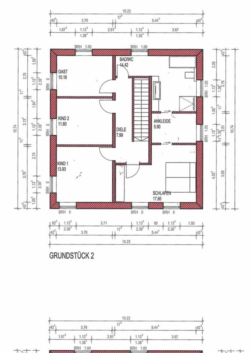 Grundriss_OG Einfamilienhaus Stadtbergen