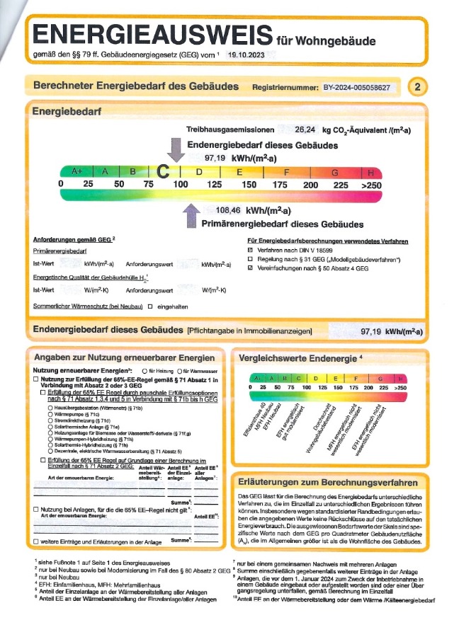 Energieausweis2 Eichbergstr. Einfamilienhaus Aichach-Sulzbach