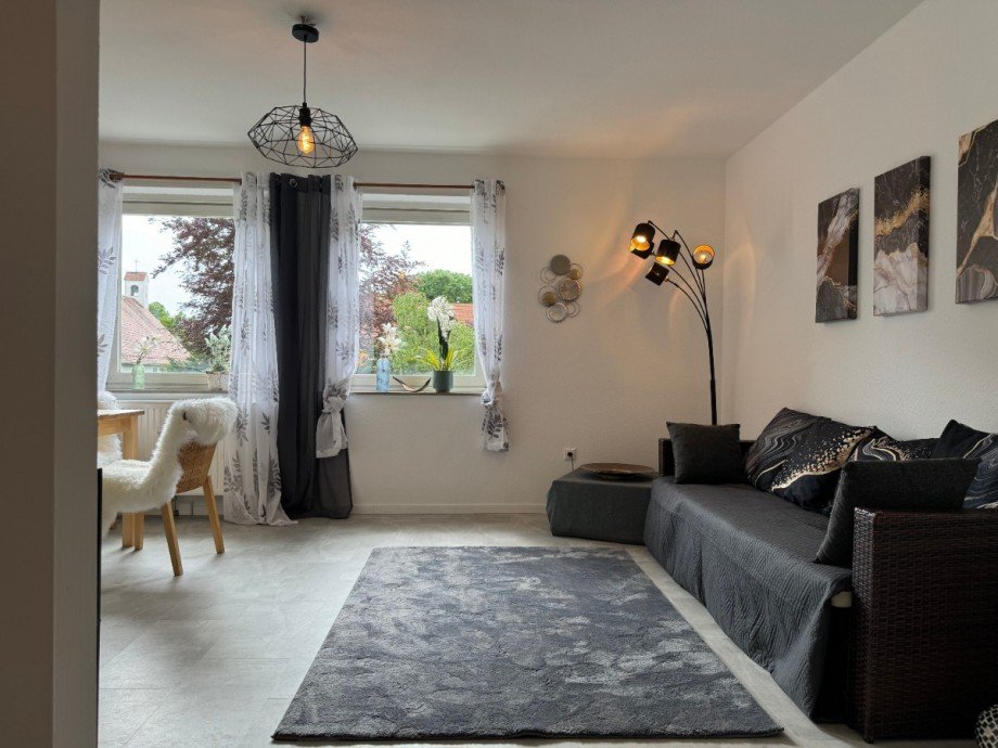 Wohnzimmer Etagenwohnung Augsburg