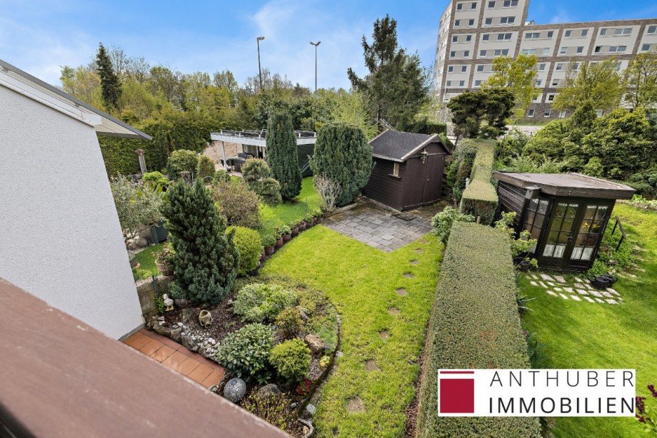 Blick vom Balkon Reihenmittelhaus Germering