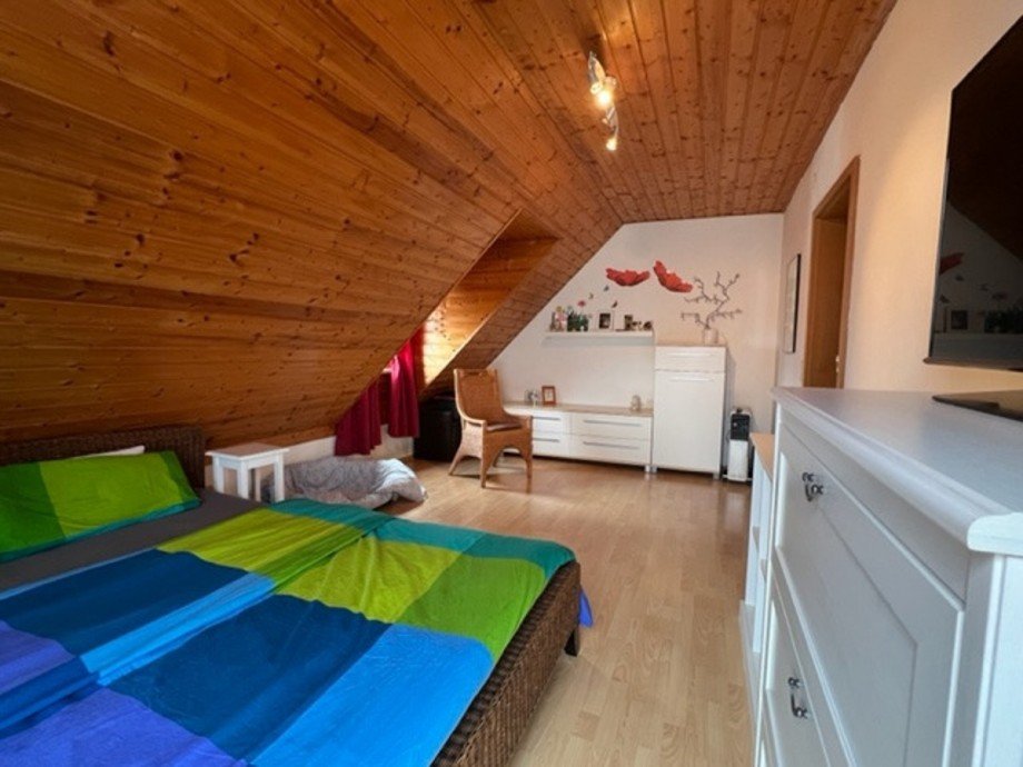 Schlafzimmer im OG Einfamilienhaus Welden