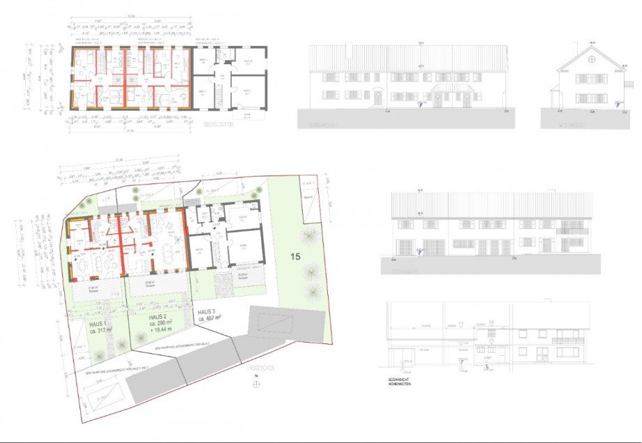 EP2_Grundrisse Ansichtengeteilte Resthof Diedorf