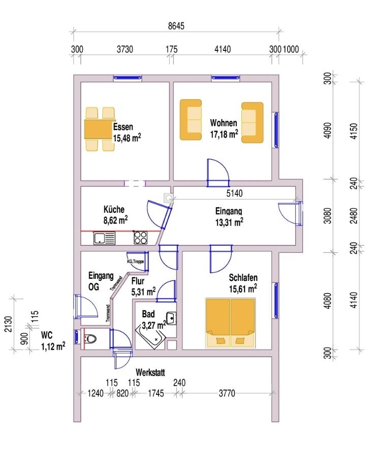 EG Zweifamilienhaus Nordendorf