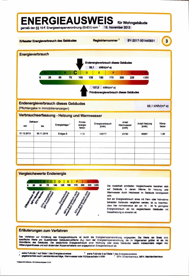 Energieausweis Etagenwohnung Augsburg