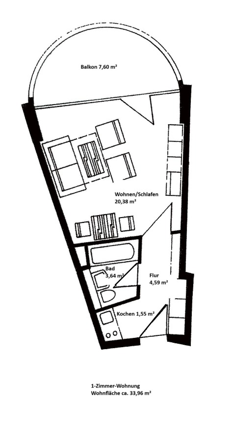 Grundriss Etagenwohnung Augsburg