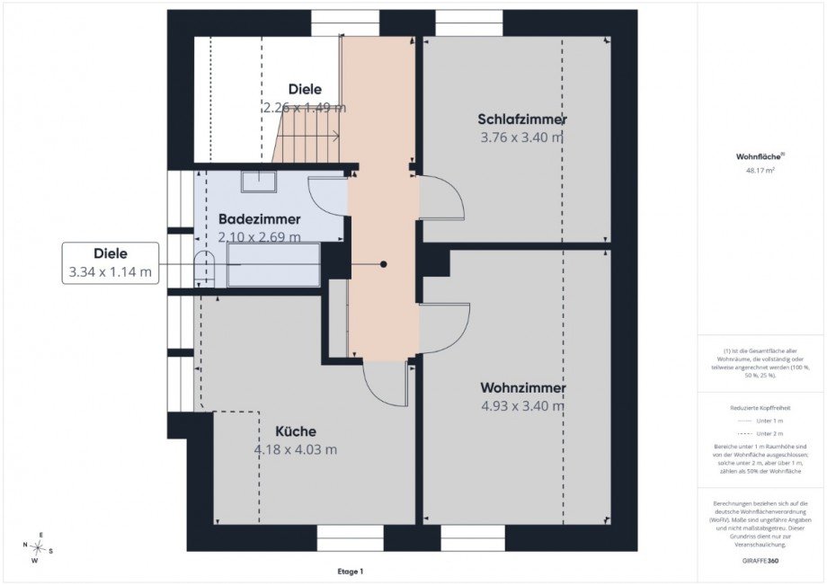 Grundriss_OG Zweifamilienhaus Langweid am Lech