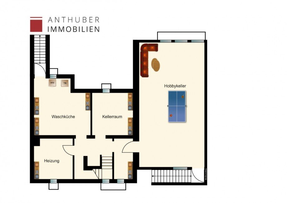 Grundriss_KG Doppelhaush�lfte Augsburg