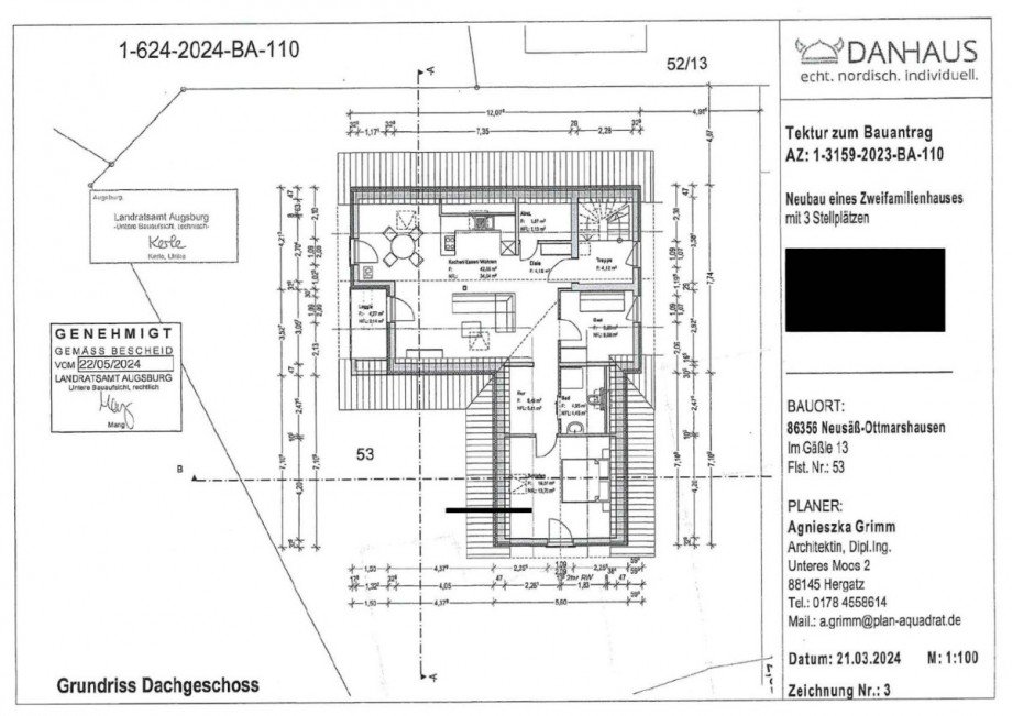 Grundriss DG_geschwa Etagenwohnung Neus��