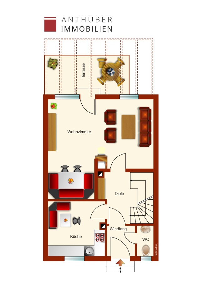 EG Reihenmittelhaus Augsburg