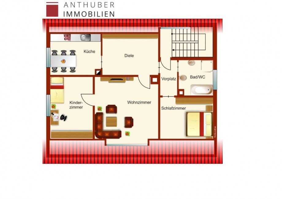 Dachgeschoss Mehrfamilienhaus Aystetten