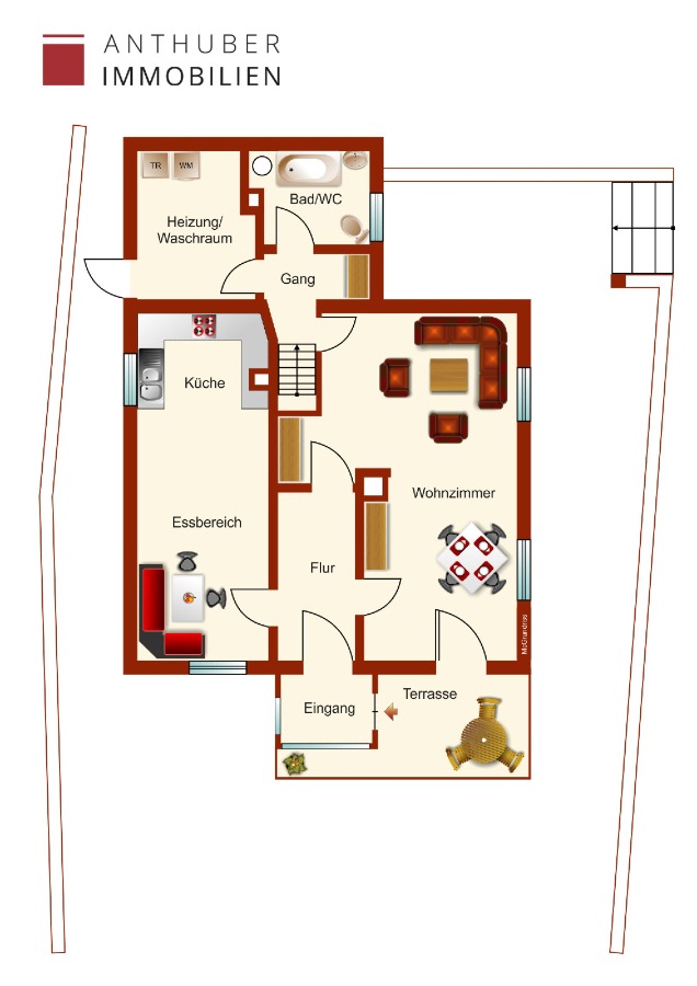 Grundriss Erdgeschoss Einfamilienhaus Neus��