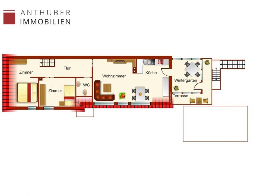 Grundriss Dachgeschoss Doppelhaush�lfte Augsburg