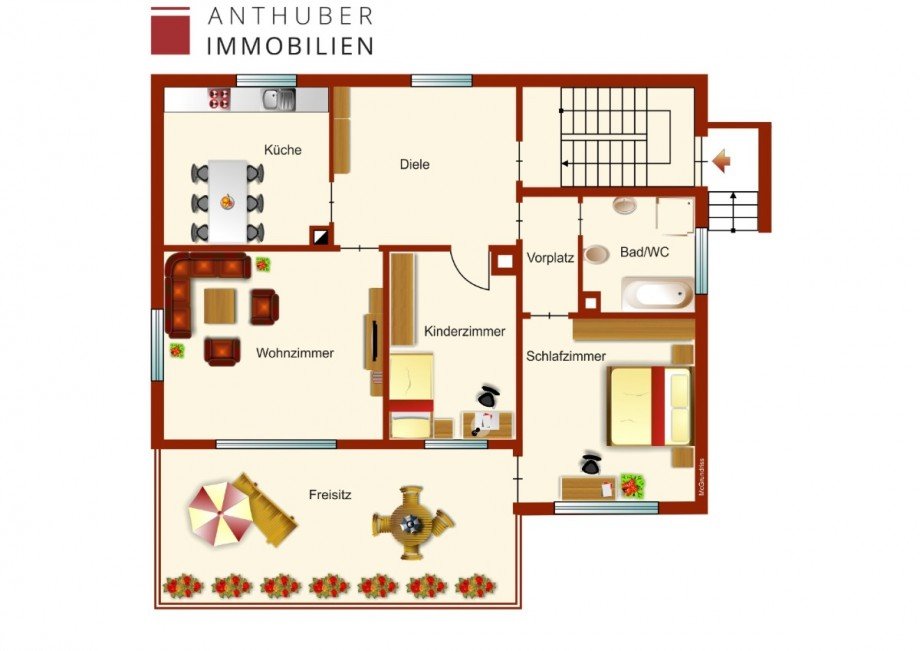 Erdgeschoss Mehrfamilienhaus Aystetten