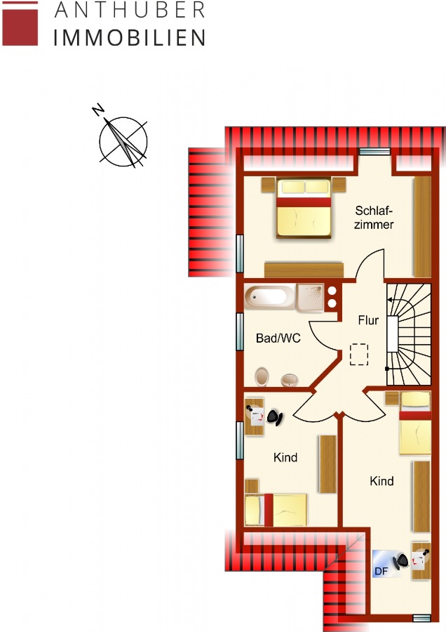 Grundriss DG Einfamilienhaus Welden
