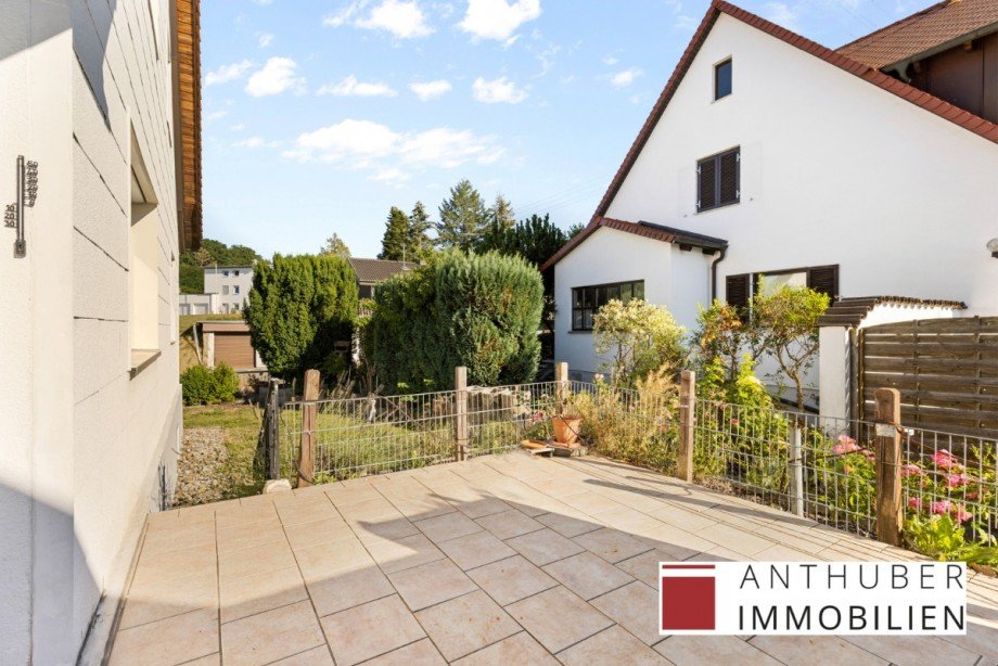 Sonne Terrasse mit s�dlicher Ausrichtung Mehrfamilienhaus Fischach