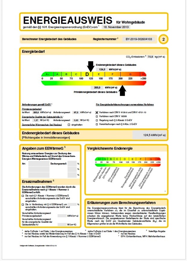 Energieausweis2 Ronstr. Etagenwohnung Augsburg